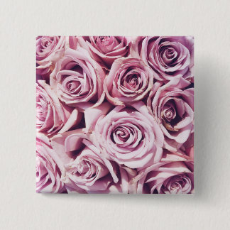 Macaron Carré 5 Cm Bouton rose