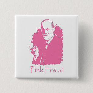 Macaron Carré 5 Cm Bouton rose de Freud