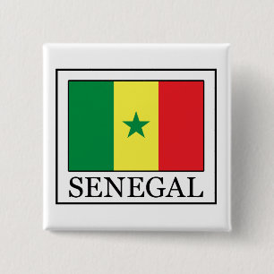 Macaron Carré 5 Cm Bouton Sénégal