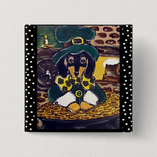 Macaron Carré 5 Cm Bouton St. Patty