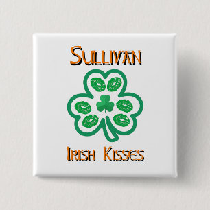 Macaron Carré 5 Cm Bouton Sullivan Irish Kisses