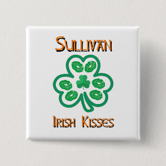 Macaron Carré 5 Cm Bouton Sullivan Irish Kisses