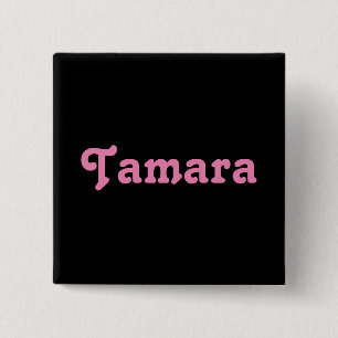 Macaron Carré 5 Cm Bouton Tamara