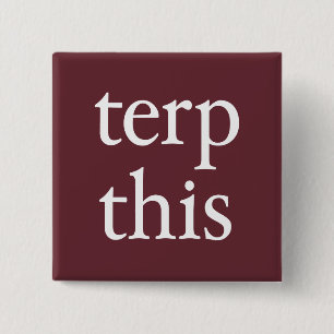 Macaron Carré 5 Cm Bouton Terp Ce Bouton Sombre