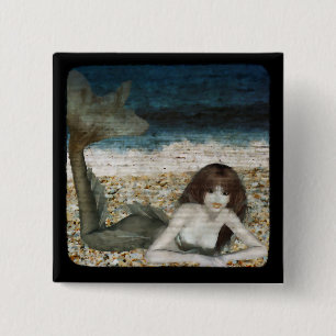 Macaron Carré 5 Cm Bouton Topazia