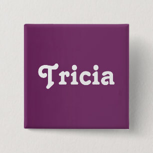 Macaron Carré 5 Cm Bouton Tricia