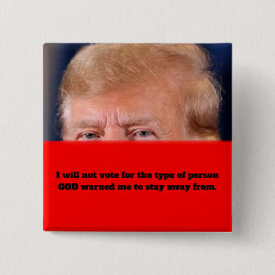 MACARON CARRÉ 5 CM BOUTON TRUMP