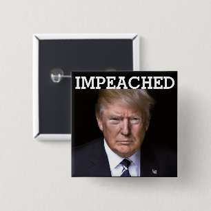 Macaron Carré 5 Cm Bouton Trump impacté