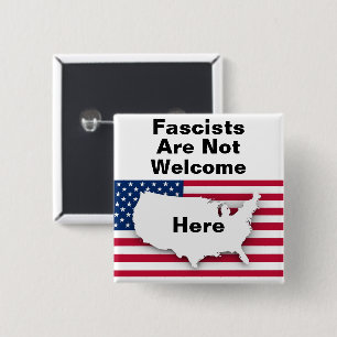 Macaron Carré 5 Cm Bouton USA