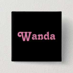 Macaron Carré 5 Cm Bouton Wanda