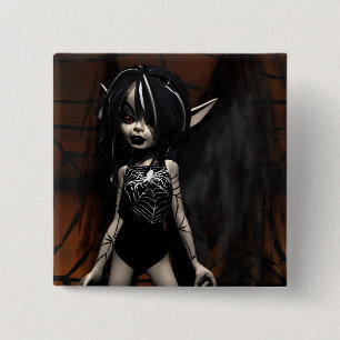 Macaron Carré 5 Cm Bouton Web Master Faery