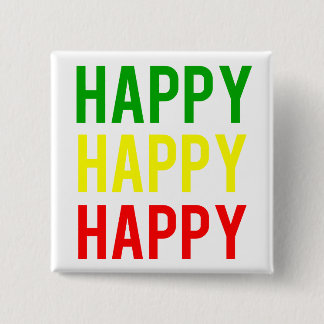 Macaron Carré 5 Cm Bouton Zazzle Happy