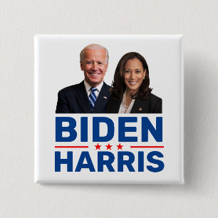Macaron Carré 5 Cm Boutons Campagne Collectible Biden Harris 2020