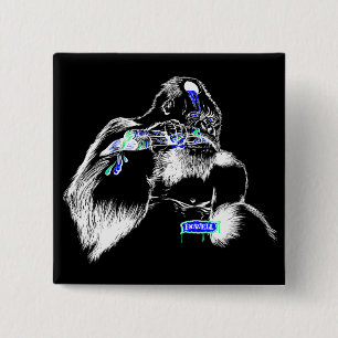 Macaron Carré 5 Cm Boutons d'Andy Howell