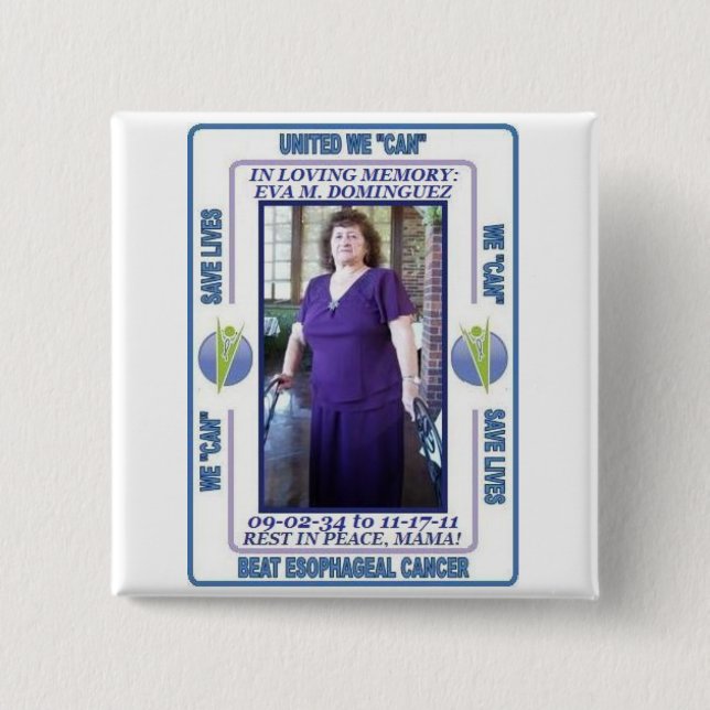 MACARON CARRÉ 5 CM BOUTONS DE DOMINGUEZ (Devant)