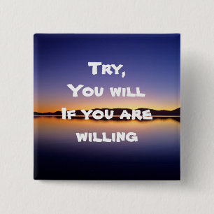 Macaron Carré 5 Cm Boutons de motivation