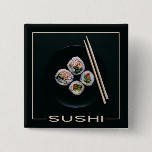 Macaron Carré 5 Cm boutons sushi