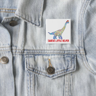 Macaron Carré 5 Cm Brachiosaurus Dinosaur Funny Festin ironique Sloga
