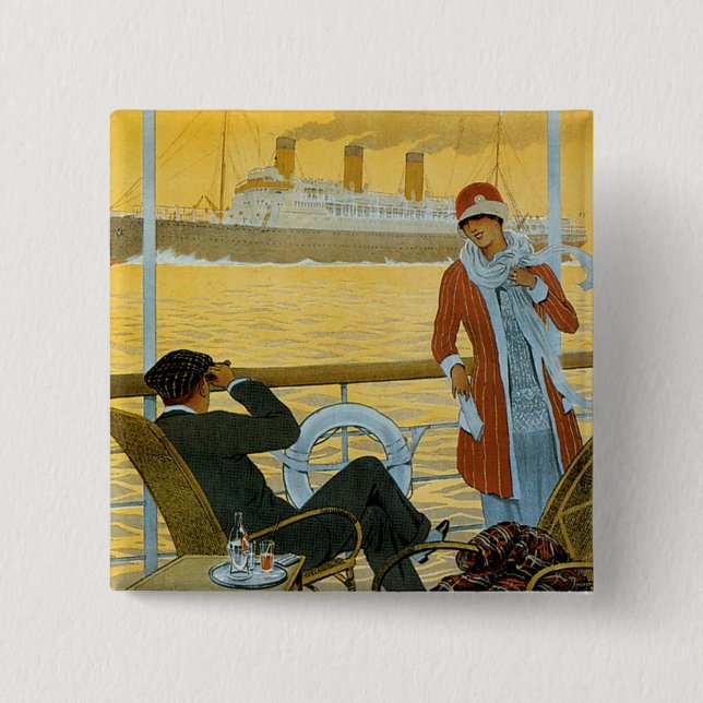 Macaron Carré 5 Cm Bresil - Plata (Devant)