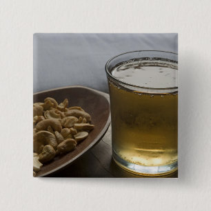 Macaron Carré 5 Cm Brésil. Un verre de Guarana Energy rafraîchissan