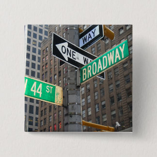 Macaron Carré 5 Cm Broadway bondissent le bouton