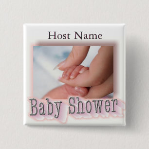 Macaron Carré 5 Cm Broche de douche pour bébé