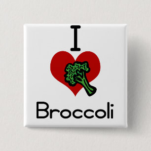 Macaron Carré 5 Cm Brocoli du l'amour-coeur I