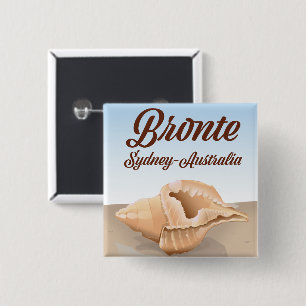 Macaron Carré 5 Cm Bronte, Sydney, Australie style de voyage vintage