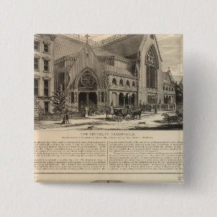 Macaron Carré 5 Cm Brooklyn Tabernacle Grande Orgue construite