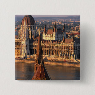 Macaron Carré 5 Cm Budapest, Hongrie, Danube, Parlement