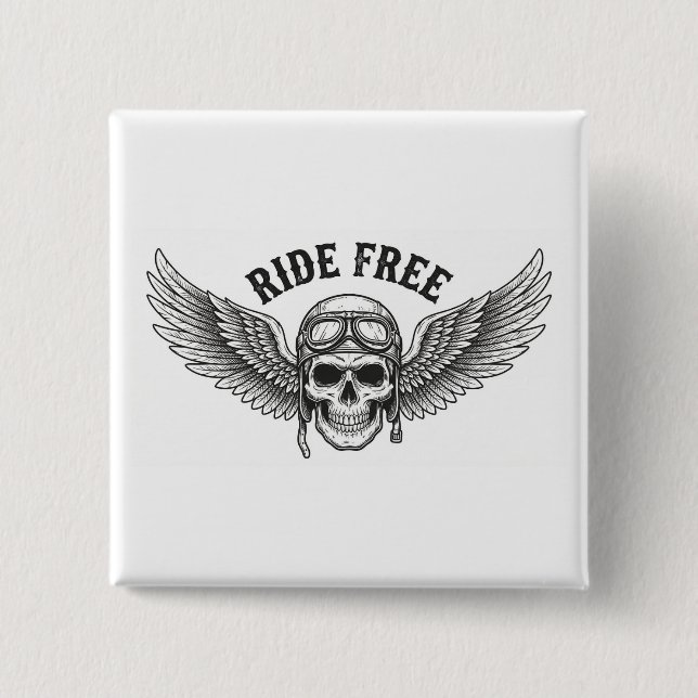 Macaron Carré 5 Cm Button (Devant)