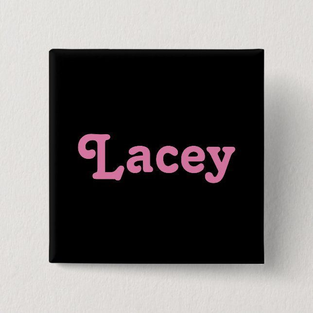 Macaron Carré 5 Cm Button Lacey (Devant)