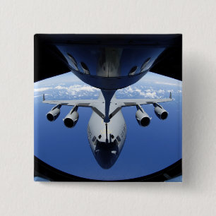 Macaron Carré 5 Cm C.A. - 17 Globemaster III reçoit le carburant