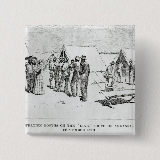 Macaron Carré 5 Cm Cabines d'enregistrement (Devant)