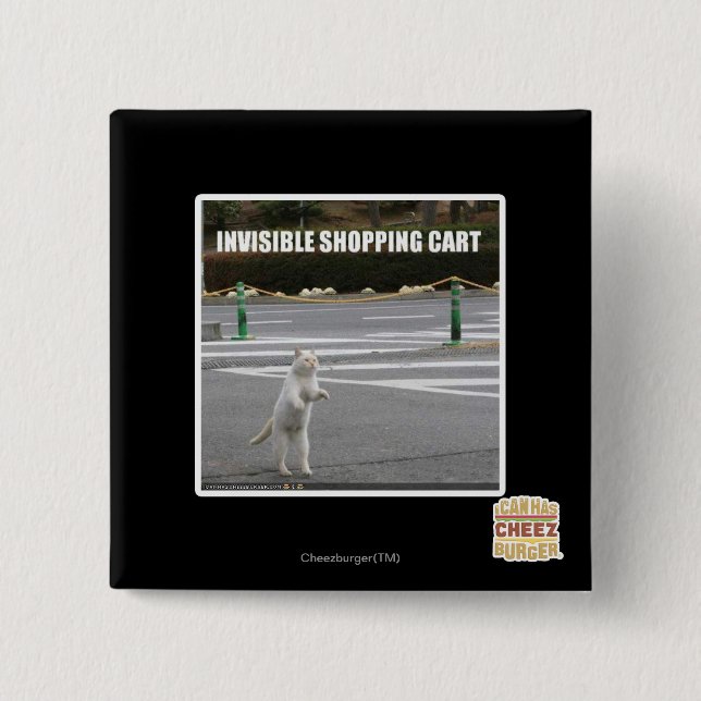 MACARON CARRÉ 5 CM CADDIE INVISIBLE (Devant)