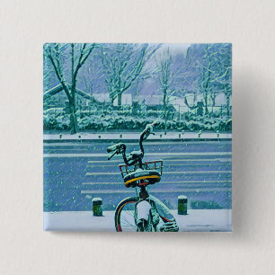 Macaron Carré 5 Cm Cadeau Vélo Lover