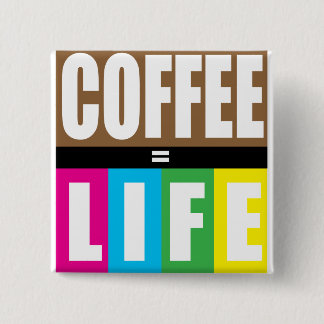 Macaron Carré 5 Cm café = la VIE