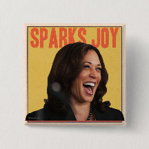CAMALA HARRIS SPARKS JOY PIN
