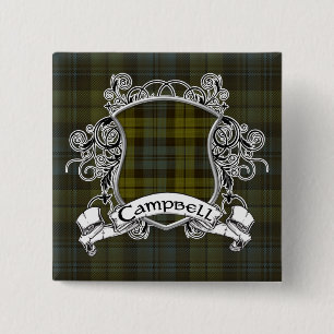 Macaron Carré 5 Cm Campbell Tartan Shield
