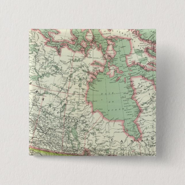 Macaron Carré 5 Cm Canada 3 (Devant)