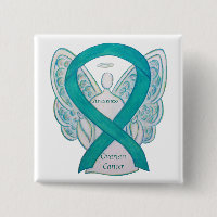 Cancer de l'ovaire Sensibilisation Turquoise Ruban