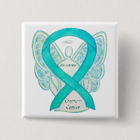 Cancer de l'ovaire Sensibilisation Turquoise Ruban