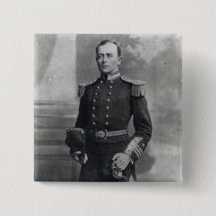 Macaron Carré 5 Cm Capitaine Robert Falcon Scott