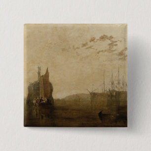Macaron Carré 5 Cm Carcasses de Joseph Mallord William Turner   sur
