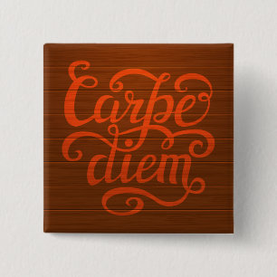 Macaron Carré 5 Cm Carpe Diem