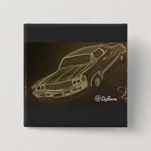 Macaron Carré 5 Cm carré bouton bébé