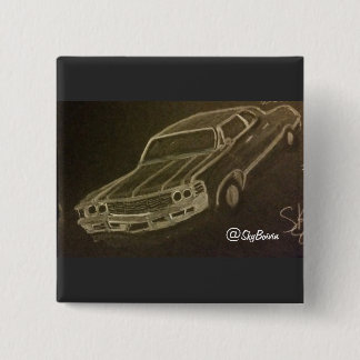 Macaron Carré 5 Cm carré bouton bébé