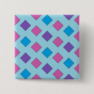 Macaron Carré 5 Cm Carrés Abstraits