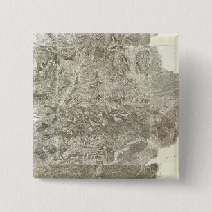 Macaron Carré 5 Cm Carte composite de la France