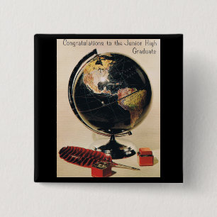 Macaron Carré 5 Cm Carte de graduation rétroactive